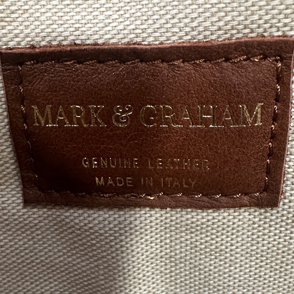 Mark & Graham Brown Leather Label - Picture 2 of 5